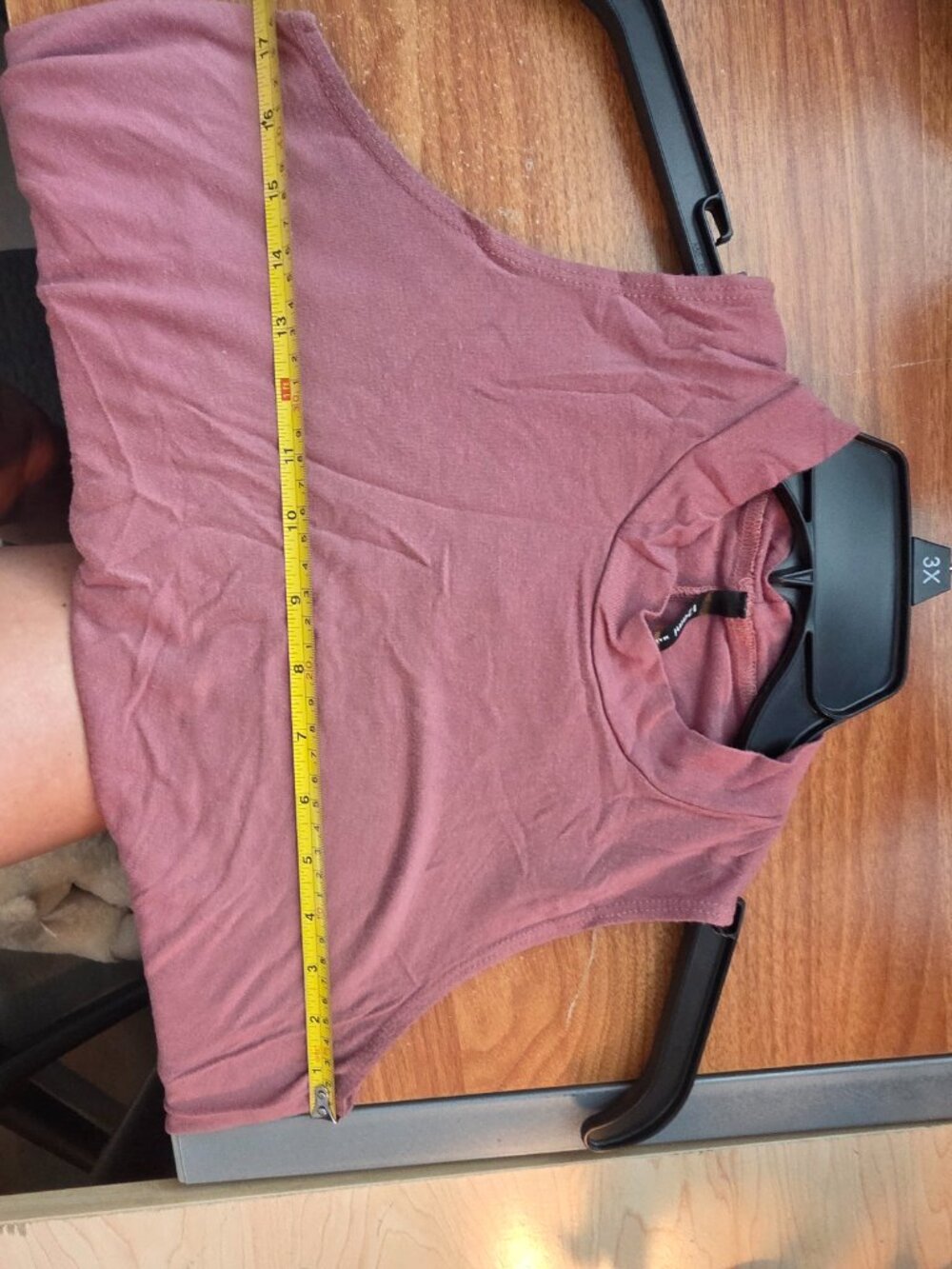 Rose Pink Solid Long Flowy Tank T-Shirt Tunic - Size Large - Picture 9 of 11
